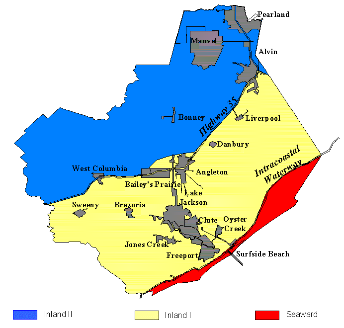 Brazoria County Catastrophe Map