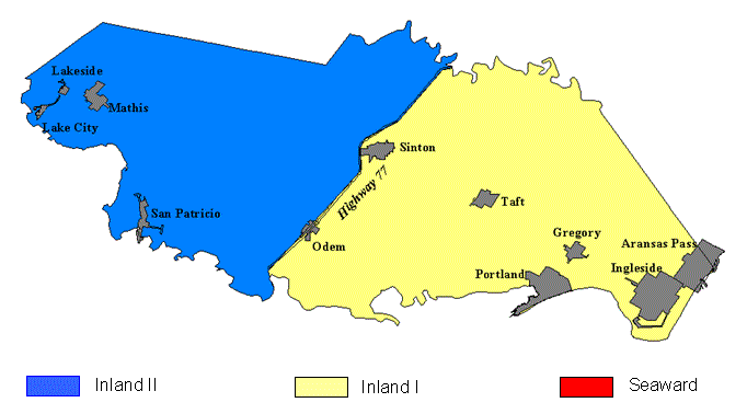 San Patricio County Catastrophe Map